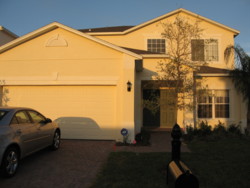 The front of our luxury villa